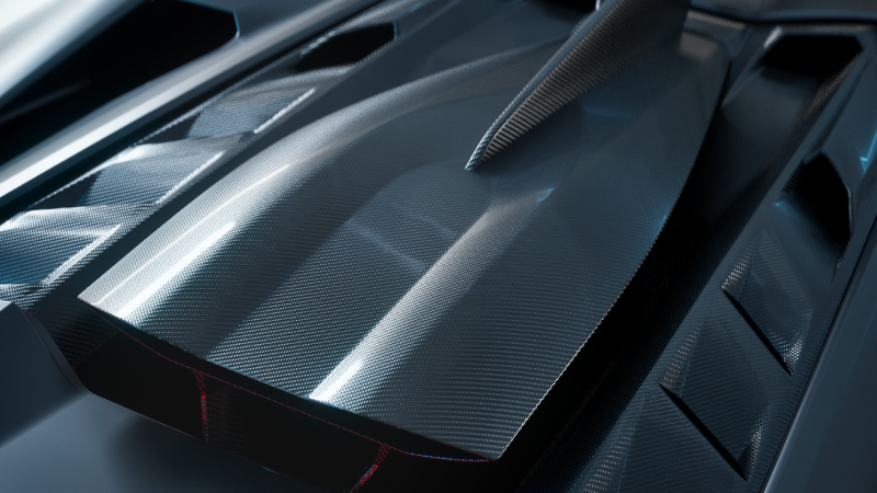 Photo of 1016 Industries Carbon Roof Scoop for the Lamborghini Revuelto - Image 3